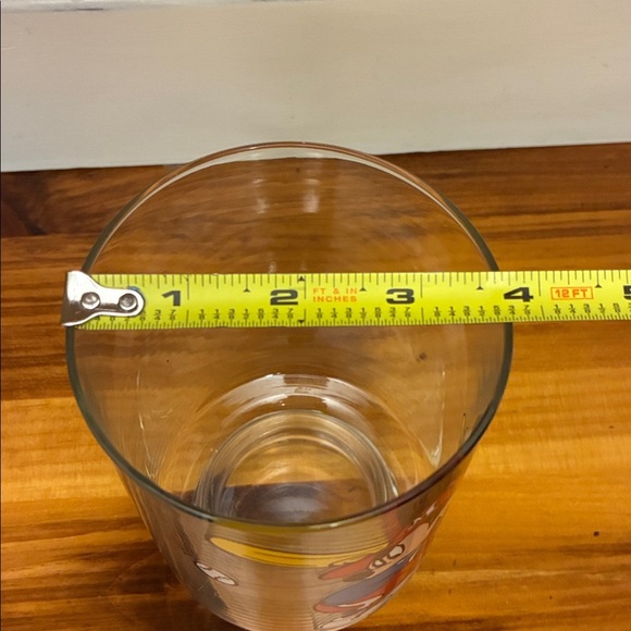 Vintage Disney Mickey Mouse Baseball Glass Vase - Picture 3 of 4